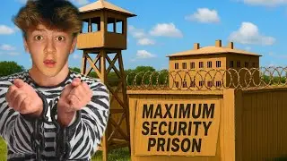 MAXIMUM SECURITY Box Fort Prison ESCAPE!!