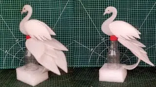 Easy Peacock Home Decor Making Idea |Best Out Of Waste Plastic Bottle and Foam Sheet | Foam Peacock 