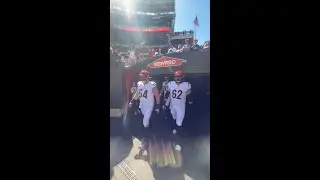 Bengals' Ted Karras delivers pre-game message to Bengals before season opener against Cleveland