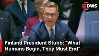 Finland President&rsquo;s Blistering UN Speech: &ldquo;Russia&rsquo;s Ambitions Threaten Global Security&rdquo; | AC1E