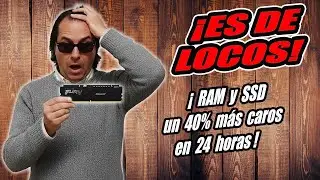 ESPECTACULAR SUBIDA DE UN 20% A UN 40% EN EL PRECIO DE LA MEMORIA RAM Y LOS SSD (EN 24H) #pcgaming
