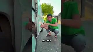 DIY Car Dent Removal: Testing The Famous Plastic Bottle Hack #viral #shorts #car #diy