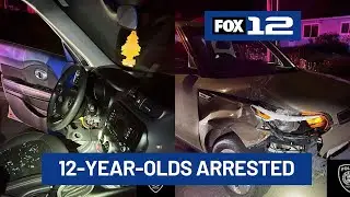 Police: Two 12-year-olds arrested for stealing car, running from officers in Gresham