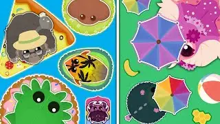 MOPE.IO NEW SUMMER UMBRELLAS, BEACHBALLS & FLOATERS GAMEPLAY !!