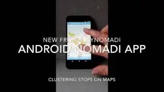Android Nomadi clustering stops on a map