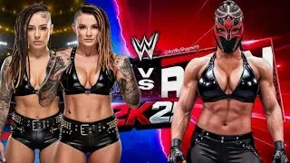 WWE 2K25 GAMEPLAY - SAMANTHA PAUL WITH VS SHE KANE @WWEGames