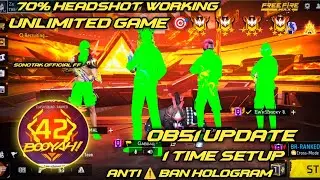 FF GLOBAL NEW BAYPASS HOLOGRAM HEADSHOT | ANTIBAN SCRIPT TODAY FULL RANK WORKING SONOTAK FF