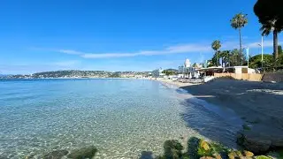 Antibes Best Beach, C&ocirc;te d'Azur Relaxation Beach Video With Soothing Sea Waves Sounds