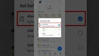 Truecaller Default SIM Kaise Set Kare | Dual SIM Settings Bangla Tutorial | Truecaller Setting