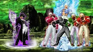 [KOF Mugen] Iori Infernogami Vs Ulitmate Yashiro Team