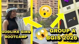 AS GODLIKE 💛 FAN My First Voiceover 🫣, Godlike Girls' Bootcamp reveal 😱,Bgis Team and Groups reveal 