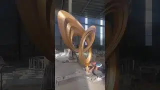 Abstract sculpture for commercial space design