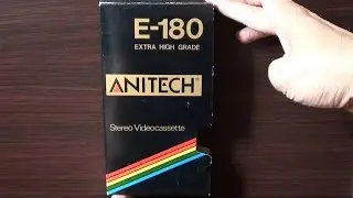 ANITECH STEREO VIDEOCASSETTE  E-180 EXTRA HIGH GRADE VHS PAL SECAM