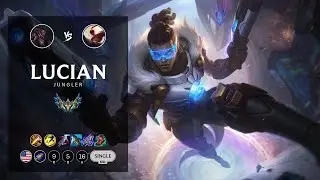 Lucian Jungle vs Lee Sin - NA Challenger Patch 12.16