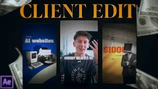 Editing a REAL Client Reel in After Effects (Full Process)