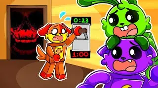 E se os SMILING CRITTERS ficassem PRESOS no Doors do ROBLOX?
