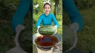 How to cook jelly watermelon recipe #shorts #shortvideo #cooking #food #recipe