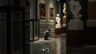 Cat Detective Solves Art Heist 🕵️🐱 | Mystery AI Short #shorts