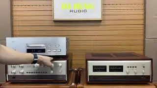 Pre Pow Accuphase C200L P300L đẹp, zin nguy&ecirc;n bản, gh&eacute;p được tốt nhiều loại loa