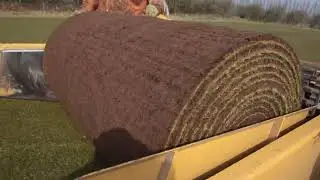 100% Fescue Big Roll Harvest