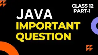 Class 12 Information Technology(802) Java important questions part 1|| CBSE || 2022-23