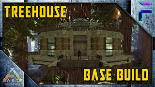 BEGINNERS GUIDE to TREEHOUSE PLATFORM BASE BUILD - Ark:Survival Evolved [E8]