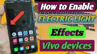 Electric light touch effect Animation //touch screen Animation for vivo device lights Effects.