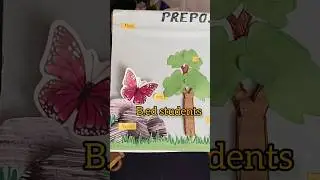 B.Ed English Working model ||Preposition #shorts #workingmodel #shortvideo