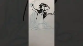 QuickDraw McGraw, quick inking. #drawing #art #sketch #fanart #sketchbook #quickdrawmcgraw