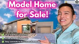 Luxury Single-Story Model Home For Sale in Summerlin Las Vegas