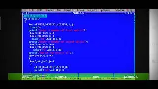 Array Using Addition And Subtraction Of Two Matrices