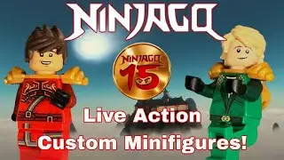 Custom live action Lego Ninjago minifigures! | 15th anniversary special