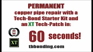 Permanent Copper pipe repair in 60  seconds!
