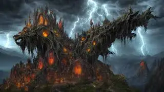 AI - Monstrosity Unbound Terrifying Monsters from Enchanted Mountain Peak