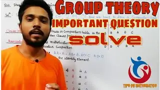 GROUP THEORY IMPORTANT QUESTION /B.Sc. 1 YEAR / MATH