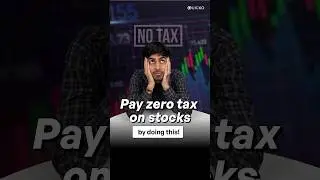 Pay zero tax on profits from stocks #shorts