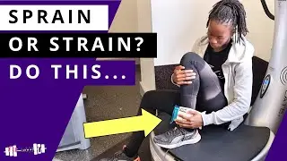 Muscle sprain? Use R.I.C.E THERAPY immediately after injury!