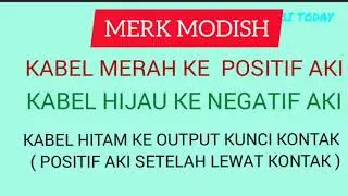 PEMASANGAN KABEL DAN SETING VOLT METER DOBEL JAM MERK MODISH.
