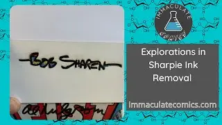 Explorations in Sharpie Ink Removal