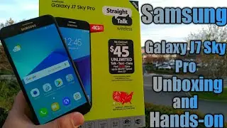 Samsung Galaxy J7 Sky Pro Unboxing and Hands-on