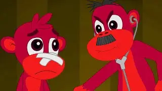 Five Little Monkeys Christmas Song 🎅🐒 | Kids Nursery Rhymes Xmas Remix | 2 Minute Loop Mashup