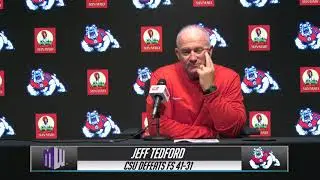 Fresno State Football: Jeff Tedford Postgame Interview 10/26/19