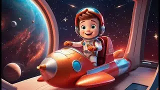 Ricky Rocket Flies to Mars | Space Song for Kids | Learn Planets with Ricky the Rocket