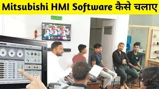 Mitsubishi HMI Software Introduction | GT Designer3 Basics in Hindi| Best  plc training. #india