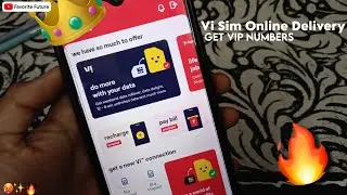 How to Order Vi Sim Card Online | Vi ka sim ऑनलाइन कैसे order करे | Favourite Future