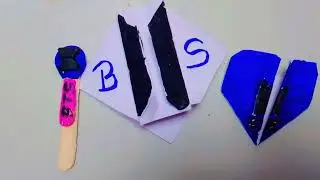 💜 How to make bts bookmark!  Easy peper crafte #art #shorts #viral #btsarmy #bts