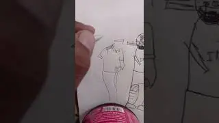 how to draw Hardik Pandya