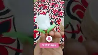 Making a White Rose with Clay 🌹 | Beautiful & Satisfying Clay Art#ClayArt#WhiteRose#ClayFlower