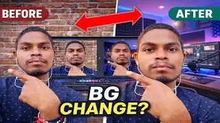 Video Background Change Itna Aasan? 😱 | 1 Click Magic Trick 2026 #background #youtubetips  #2026tips