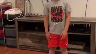 Lil Man Hits A ( 103 ) Push up Str8 ( Check Him Out ) .. 💪🏾💪🏾
